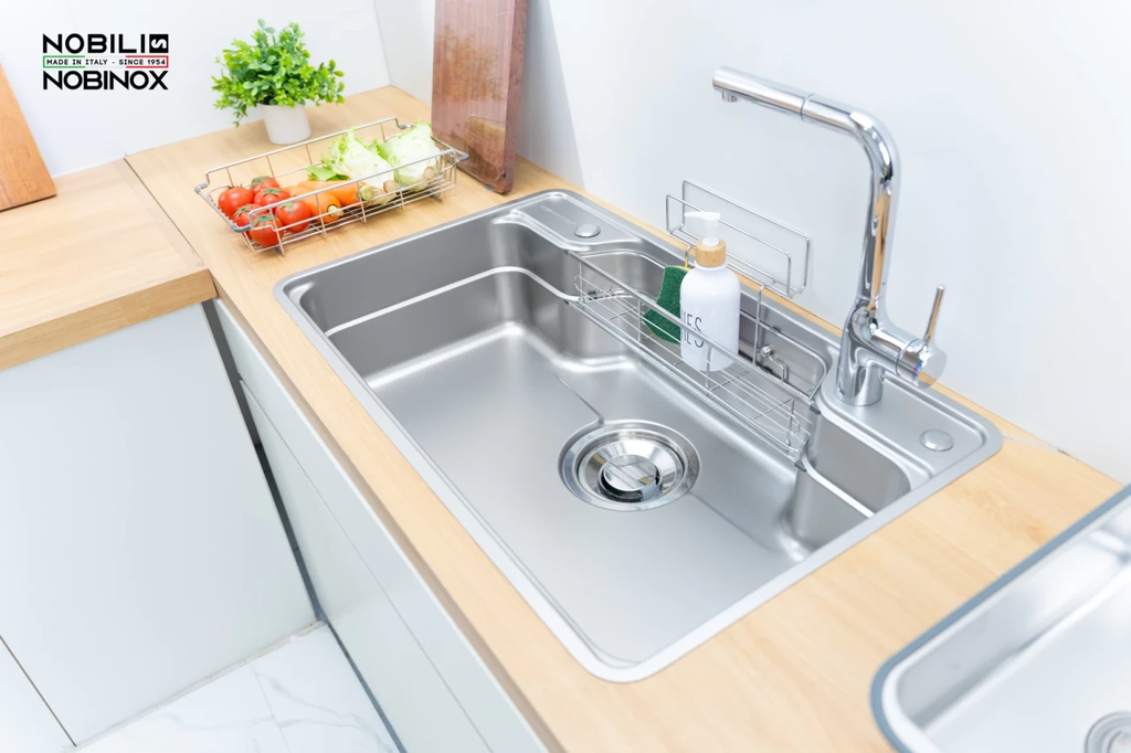 CHẬU RỬA BÁT 1 HỐ NOBINOX LIKEN NL792D