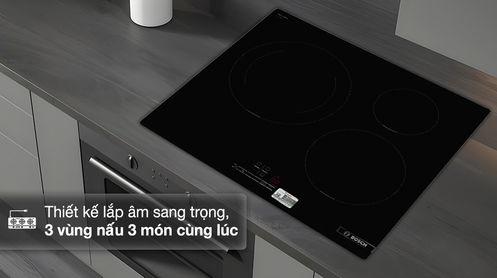 Bếp Từ 3 Vùng Nấu Bosch PUJ61RBB5E