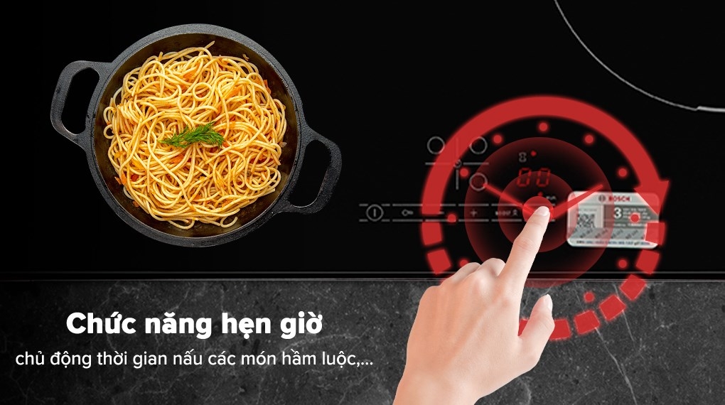 Bếp Từ 3 Vùng Nấu Bosch PUJ61RBB5E