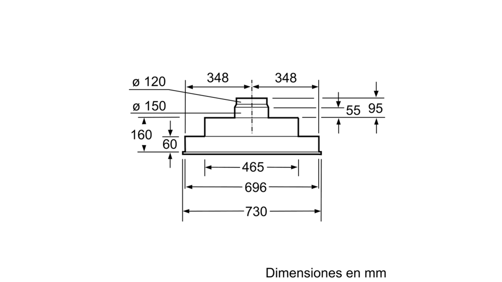 Máy Hút Mùi Âm Tủ Bosch DHL755BL
