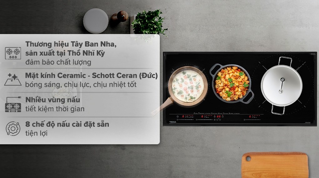 Bếp từ Teka IZC 83620 MST BK