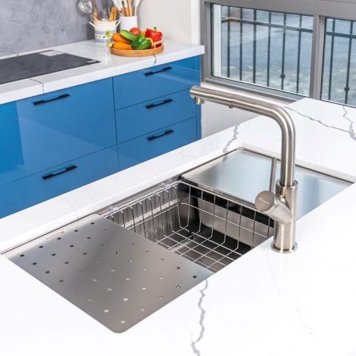 Chậu rửa bát chống xước Workstation Sink – Undermount Sink KN7644SU Dekor