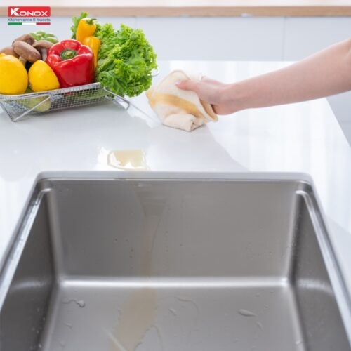 Chậu rửa bát chống xước phong cách Nhật TARI 8748SR