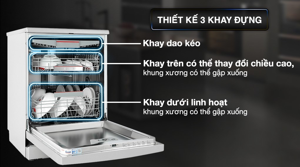 Máy Rửa Chén Độc Lập Bosch SMS6ECI93E