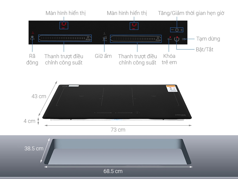 Bếp Từ Kocher DIB4-888