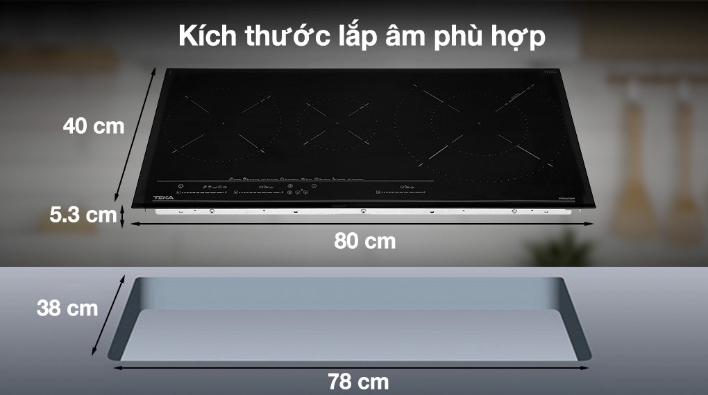 Bếp từ Teka IZC 83620 MST BK