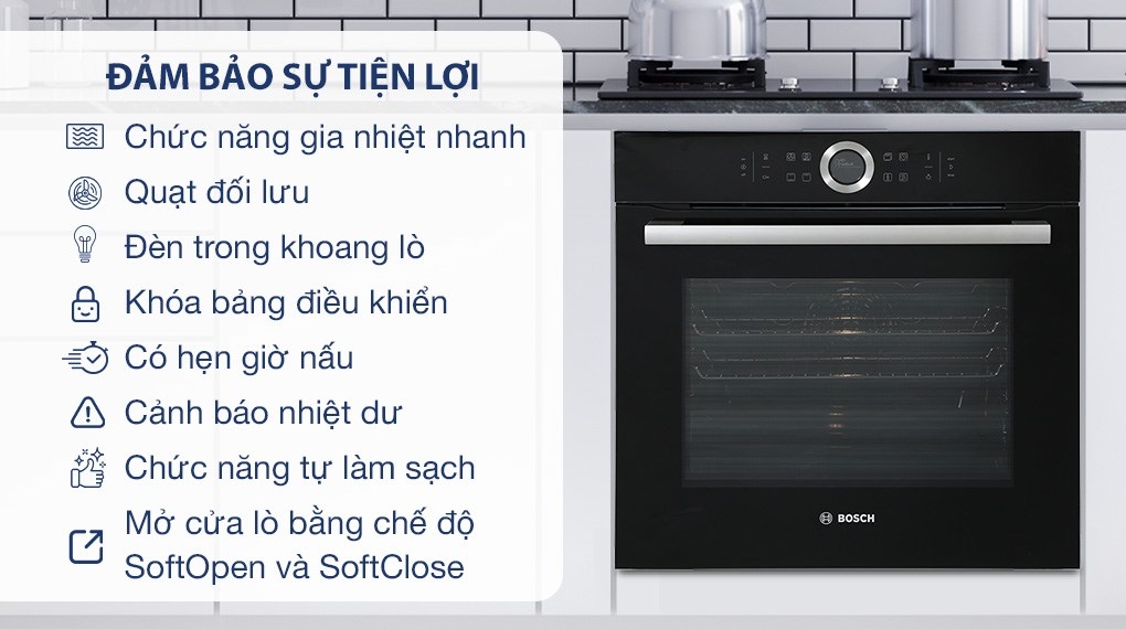 Lò Nướng Âm Tủ Bosch HBG634BB1B