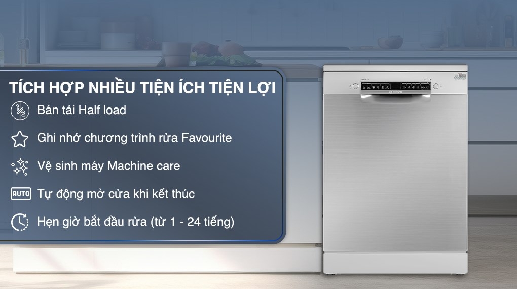 Máy Rửa Bát Độc Lập Bosch SMS4ECI14E