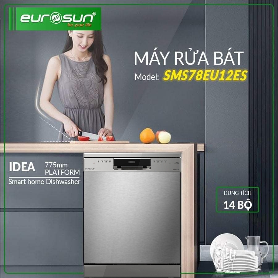 Máy rửa bát Eurosun SMS78EU12ES