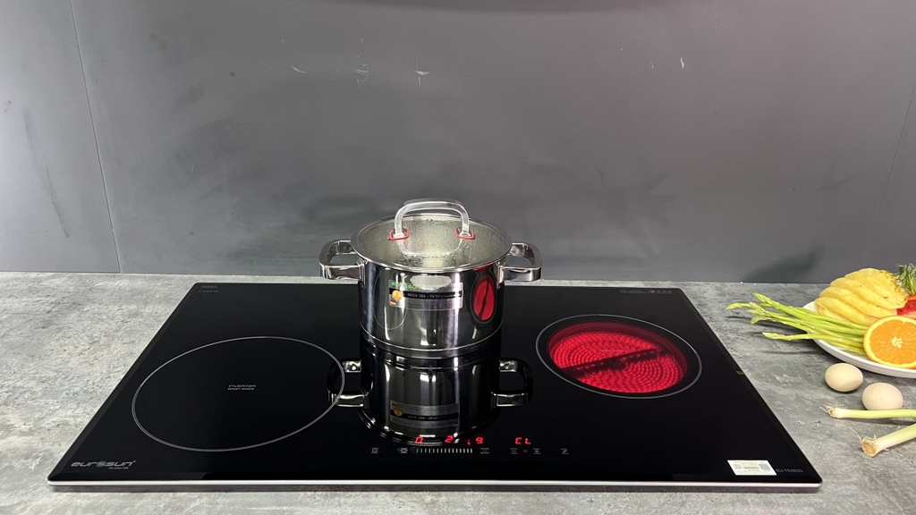 Bếp điện từ kết hợp hồng ngoại Eurosun EU-TE882G
