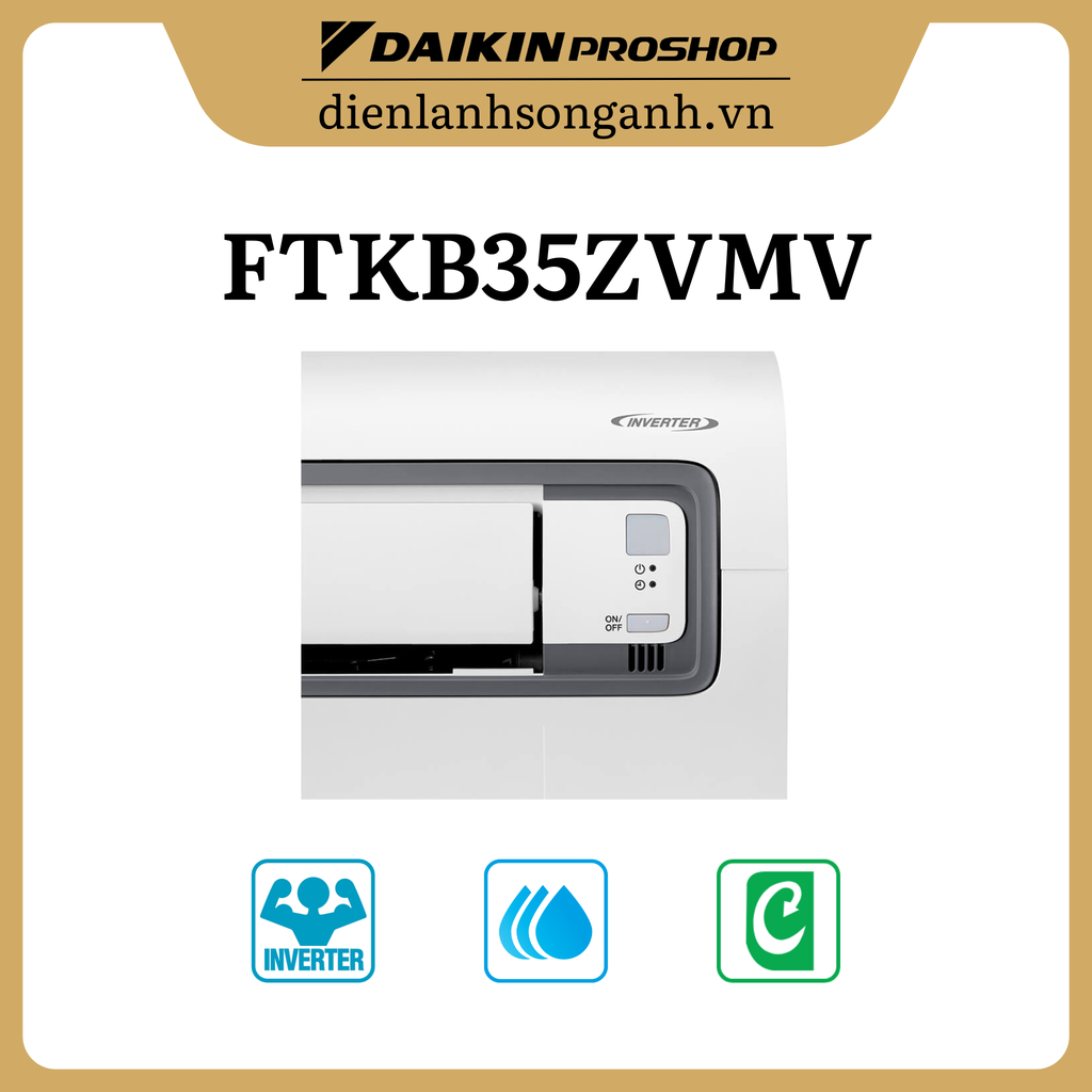 Daikin treo tường Inverter 1.5HP FTKB35ZVMV/RKB35ZVMV