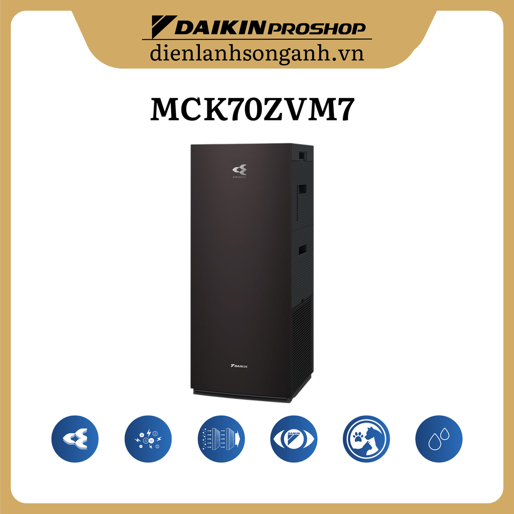 Máy lọc không khí tạo ẩm Daikin MCK70ZVM7