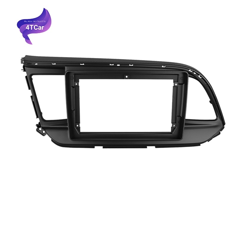 Mặt dưỡng xe Ô tô HuynDai Elantra  2015- 2019 lắp cho màn hình 9Inc