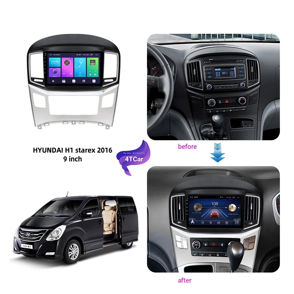 Mặt Dưỡng 9 Inch cho Starex 2015-2018 Điều Hòa Tự Động