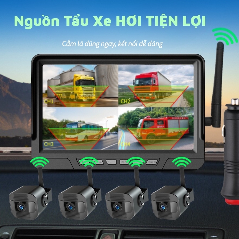 Hệ Thống Camera Giám Sát Không Dây Cho Xe Tải – Giải Pháp An Toàn Tối Ưu