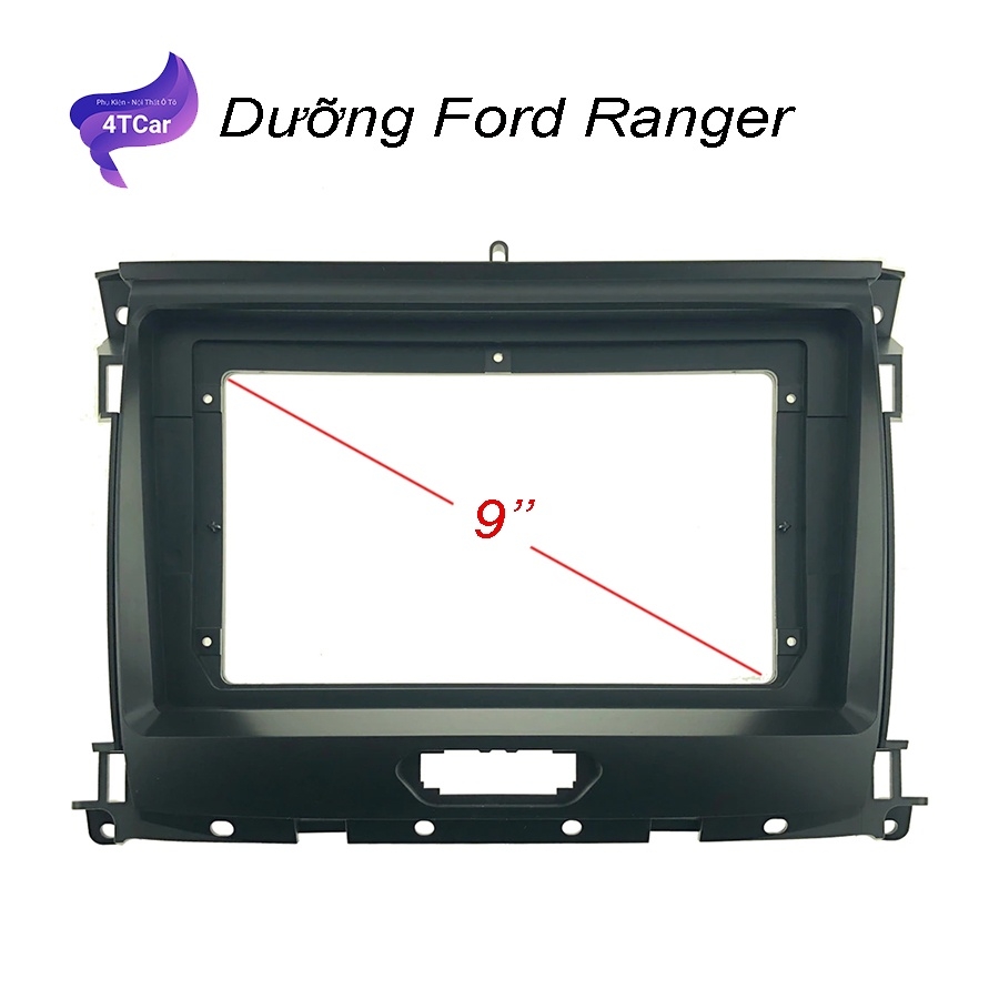 Mặt dưỡng Ford Ranger 2020 (9 inch) có CANBUS