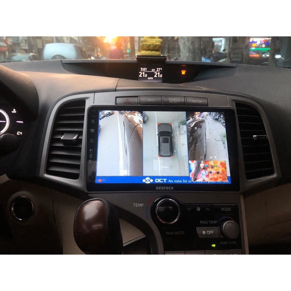 Mặt nạ dưỡng lắp màn android ô tô TOYOTA VENZA 07-12 ( 9 inch )