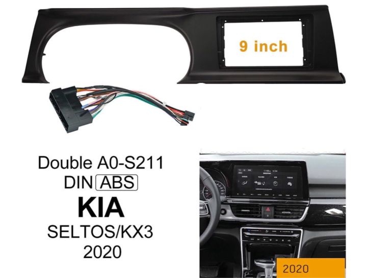 MẶT DƯỠNG  KIA SELTOS 2019-2023  lắp màn hình dvd android 10 inch