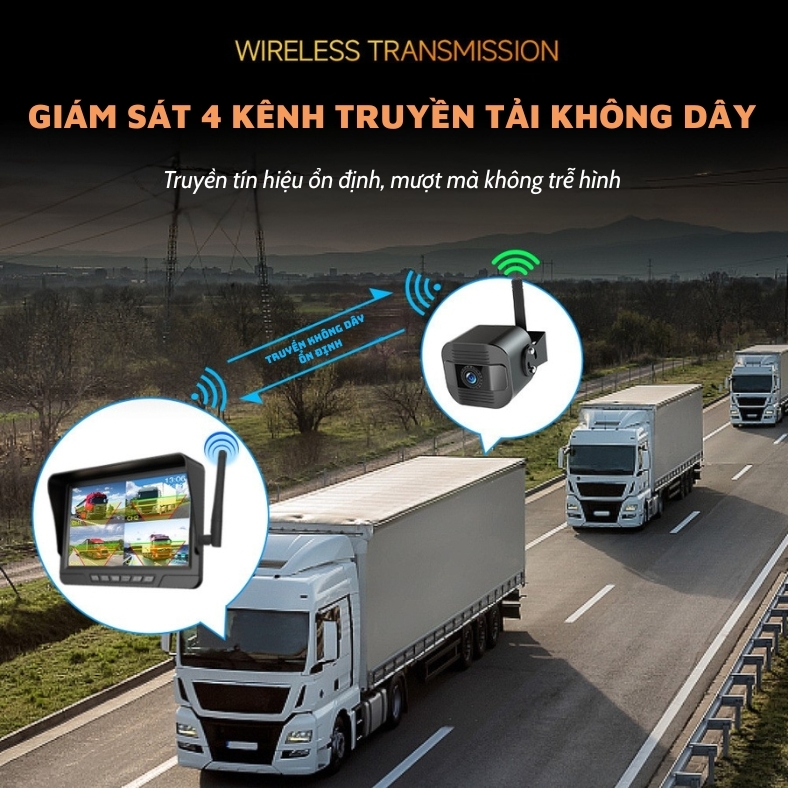 Hệ Thống Camera Giám Sát Không Dây Cho Xe Tải – Giải Pháp An Toàn Tối Ưu