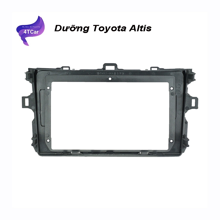 Mặt dưỡng màn hình Toyota Altis 2008-2013 9 inch