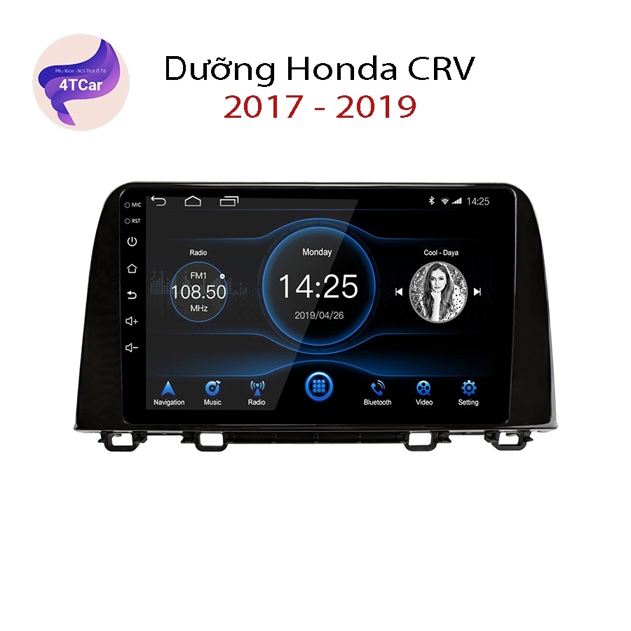 Mặt dưỡng Honda CRV 2018-2022 (9 inch) và 10 inch  có CANBUS