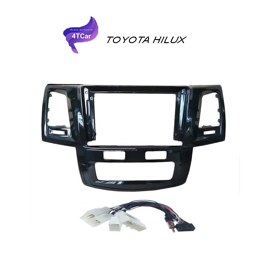 Mặt dưỡng Toyota Fortuner 2010-2015 điều hòa tự động (9 inch)