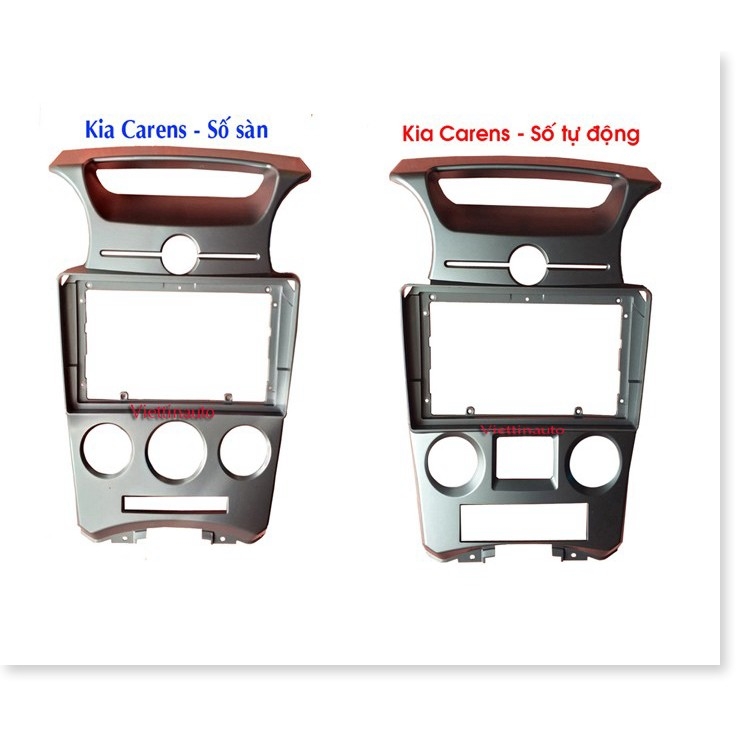 Bộ Mặt Dưỡng Màn Hình 9 Inch Kia Carens 2007-2011 số sàn , điều hòa cơ  Kèm Rắc Nguồn Zin