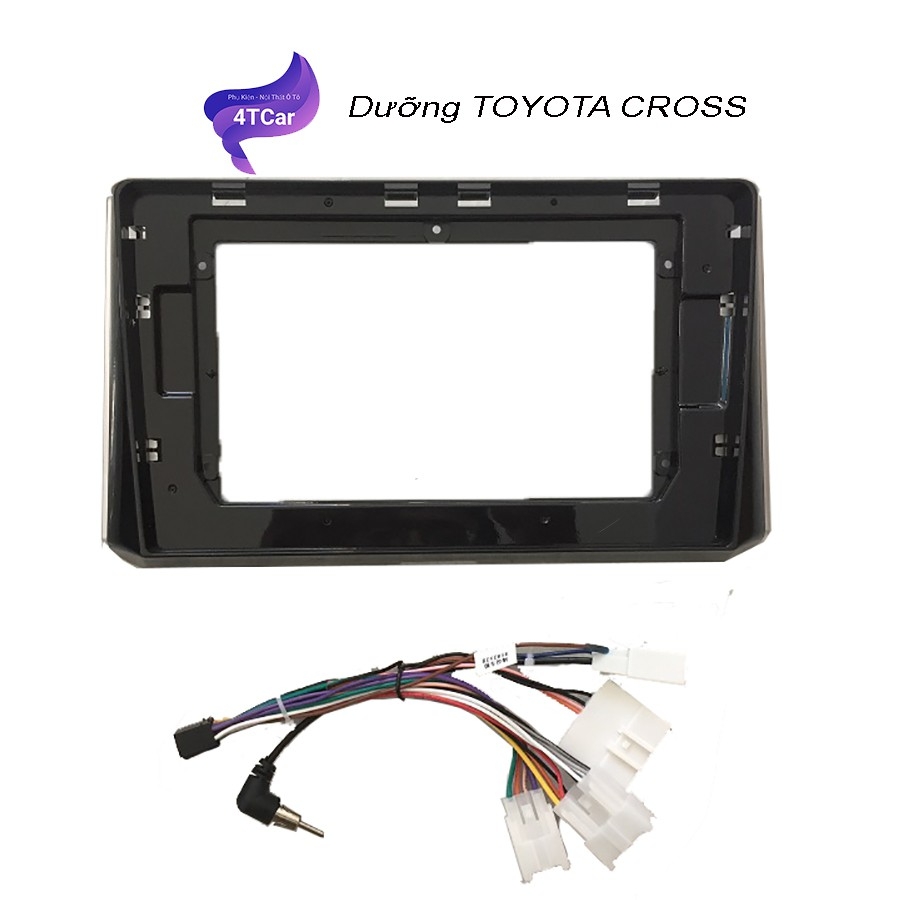 Mặt Dưỡng Toyota Cross, Altis 2022 Lắp Màn Hình Android 10 Inch