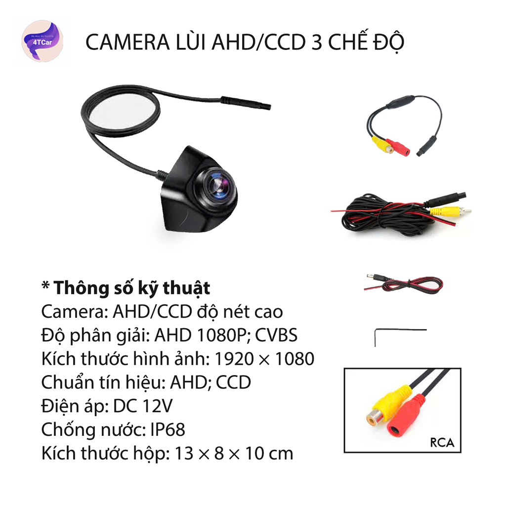 CAMERA LÙI AHD/CCD 3 CHẾ ĐỘ YC-540 – XOAY LINH HOẠT – HÌNH ẢNH SẮC NÉT