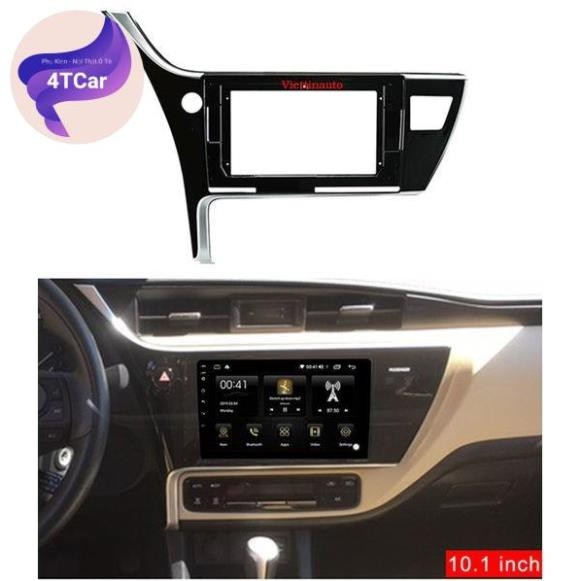 Mặt Dưỡng Màn Hình Xe Toyota Altis 2018-2021 Kèm Rắc Nguồn Zin 10 Inch