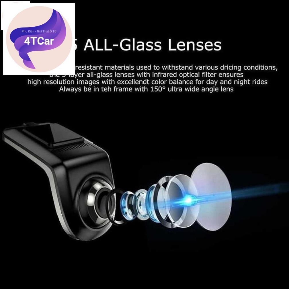 Camera Hành Trình U3 Full HD Kết Nối Màn Hình DVD Android Cho Ô Tô Xe Hơi