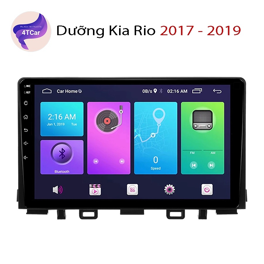 Mặt dưỡng ô tô Kia Rio 2018 - 2020 kích thước 9 inch