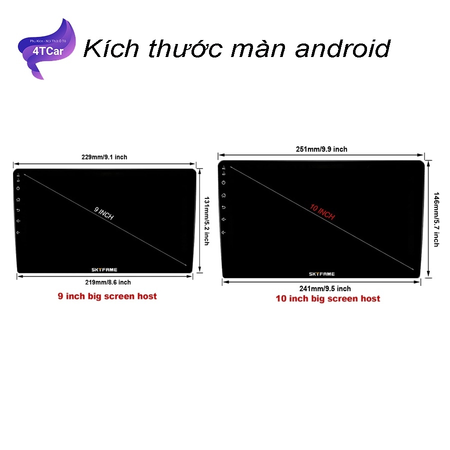 Mặt dưỡng lắp màn android HONDA CRV 2007 - 2011 lắp màn hình android 9 inch