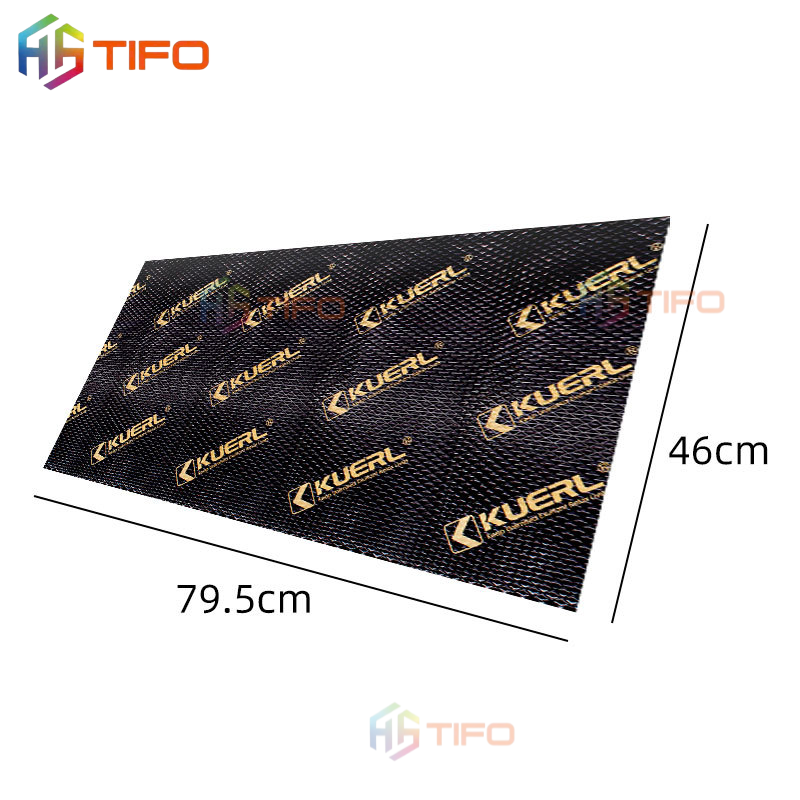 Tấm Chống Rung Ô Tô KUERL Khổ 795×460mm Dày 2.5mm 1.5kg
