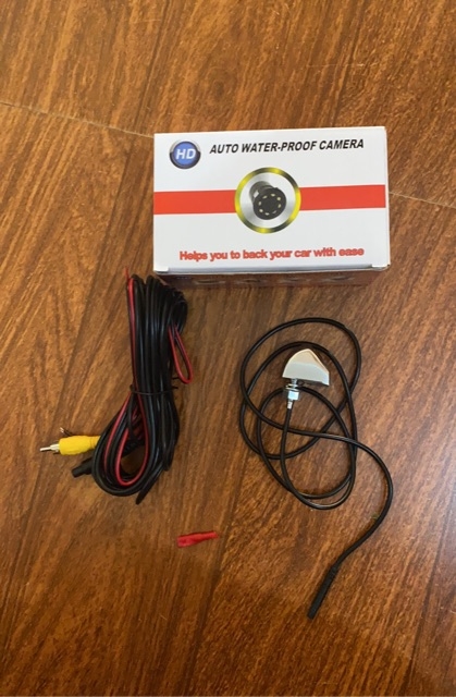 Camera lùi ô tô mạ crom - 4 mắt LED. Chống nước chống va đập tốt - có vạch chia