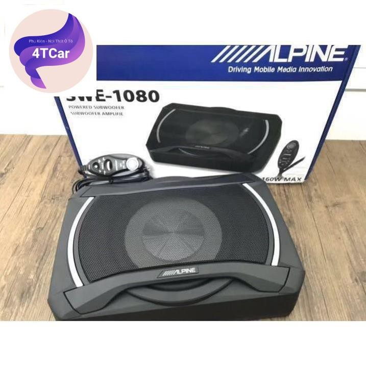 Loa Sub Gầm Ghế ALPINE SWE 1080 Đẳng Cấp Audio Ô Tô