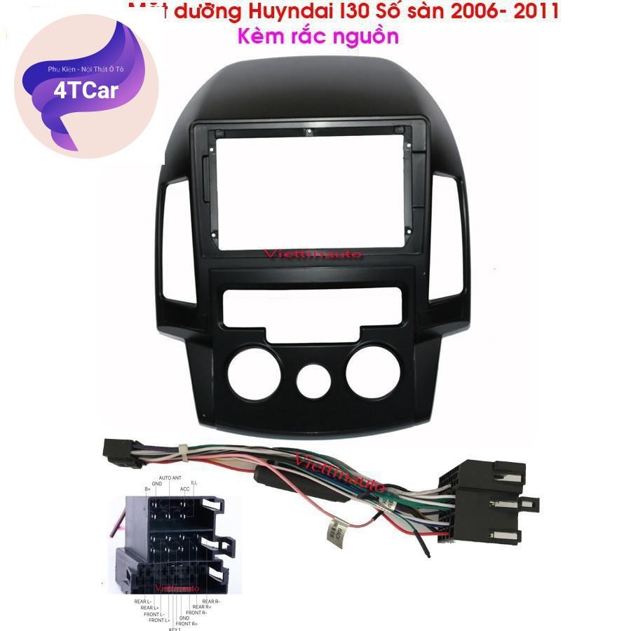 Mặt dưỡng Hyundai i30 2007-2013 số sàn điều hòa cơ (9 inch)
