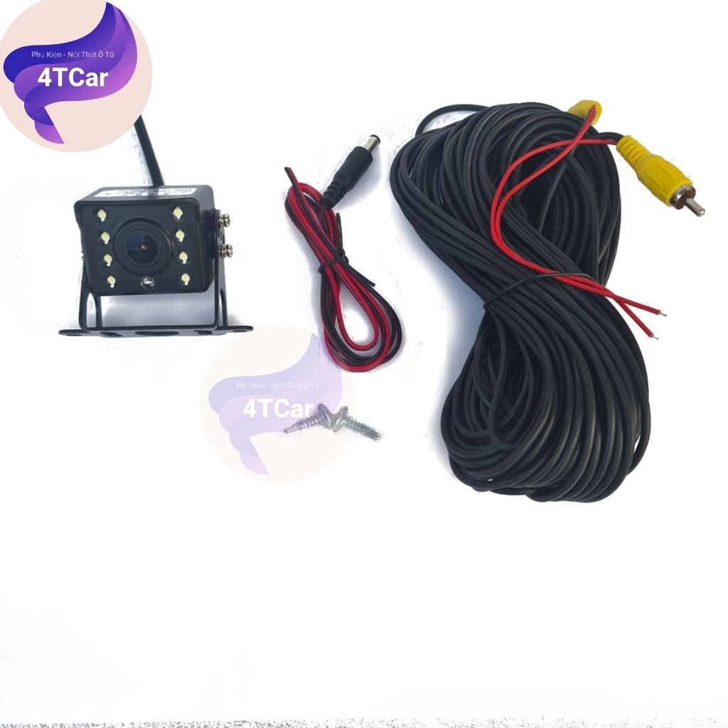 Camera lùi dành cho xe tải, xe khách [siêu nét] nguồn 12- 24V, 8Led, cảm biến ánh sáng , Hồng Ngoại - Chính Hãng NAVITEL