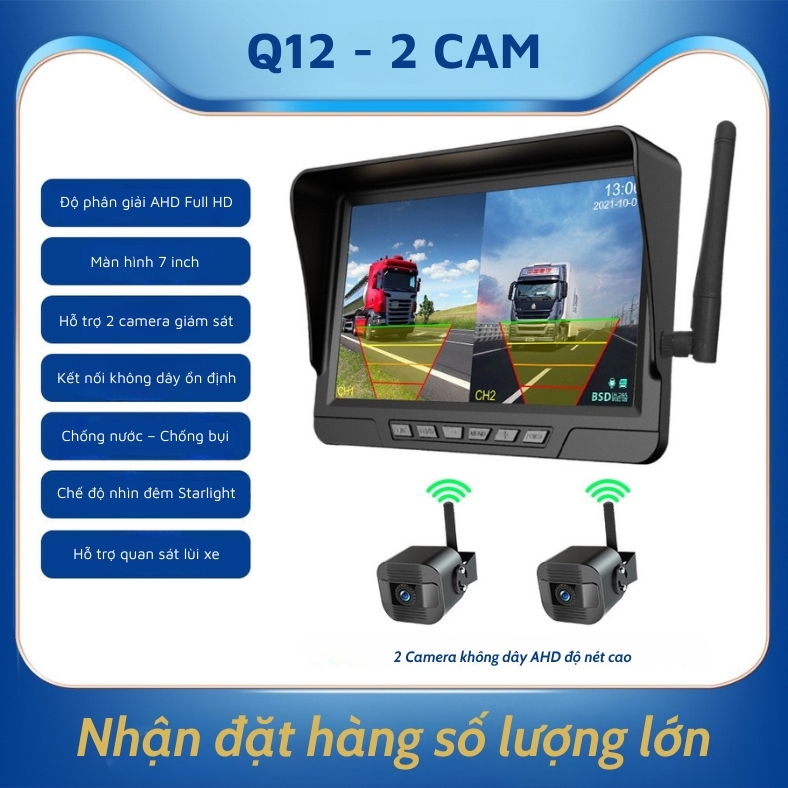 Hệ Thống Camera Giám Sát Không Dây Cho Xe Tải – Giải Pháp An Toàn Tối Ưu