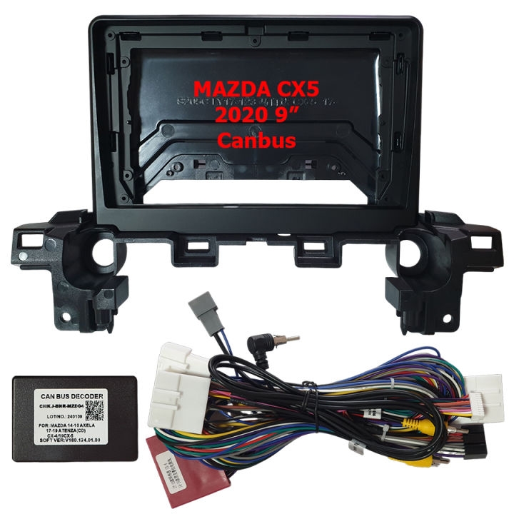 Mặt dưỡng Mazda CX-5 2018-2023 lắp màn hình dvd android 9 inch