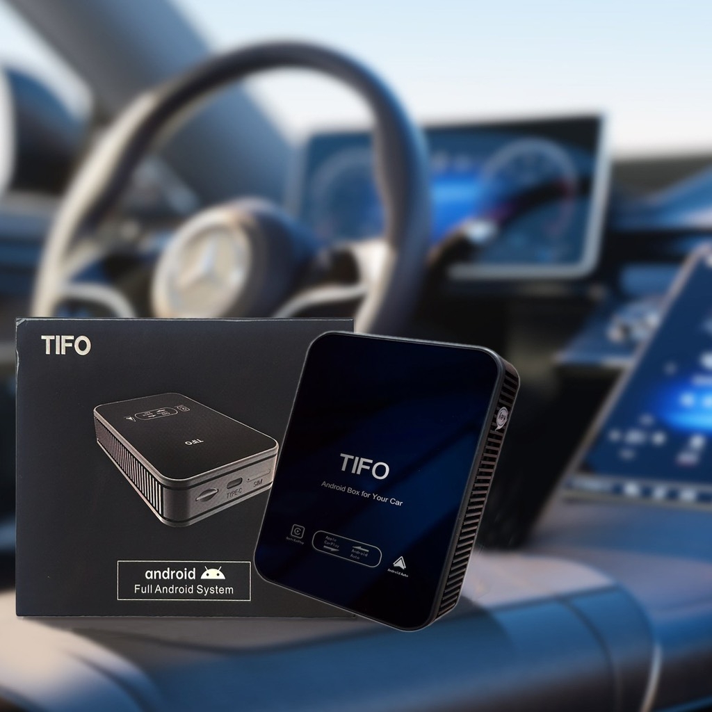Box Android Ô Tô Chính Hãng TIFO ( Bản Pro)- Tích hợp Cổng USB và HDMI