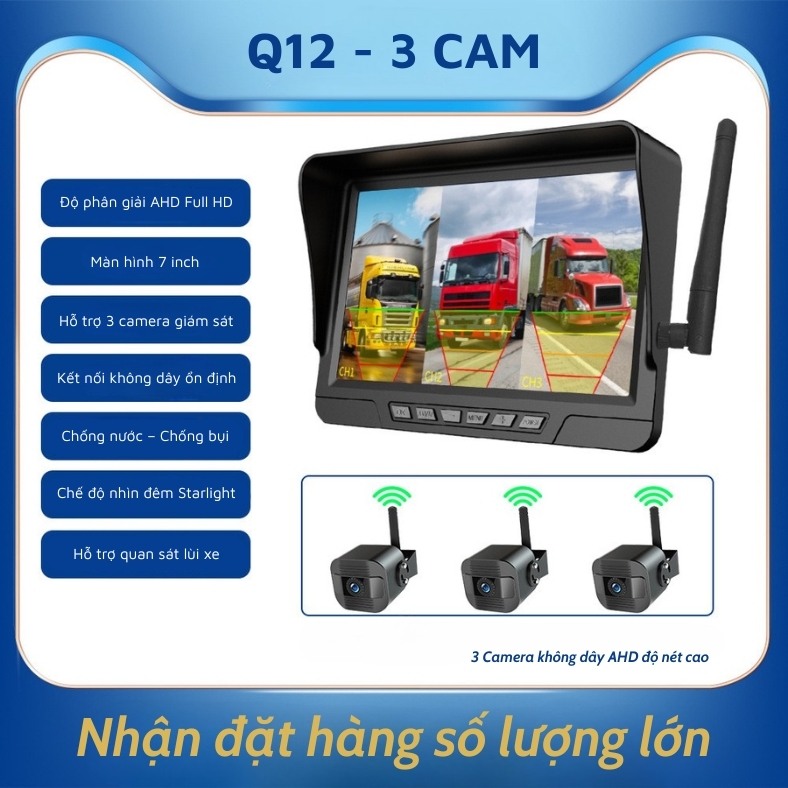 Hệ Thống Camera Giám Sát Không Dây Cho Xe Tải – Giải Pháp An Toàn Tối Ưu