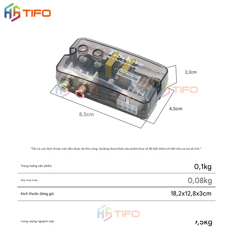 🔊 Bộ Chuyển Đổi Âm Thanh Ô Tô KUERL TD-221 12V–24V, 70W