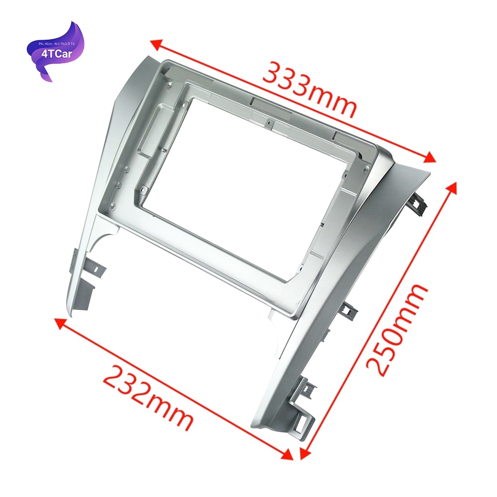 Mặt Dưỡng Dành Cho Xe Toyota Camry 2012-2014 Màn 10 Inch Có Jack Nguồn Zin