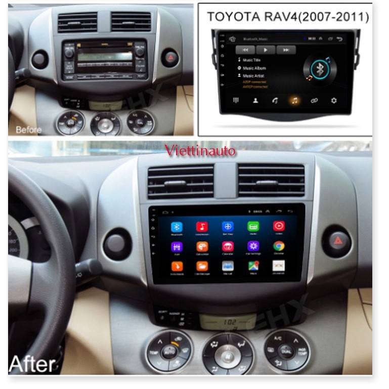Mặt dưỡng Toyota RAV4 2007-2012 (9 inch)