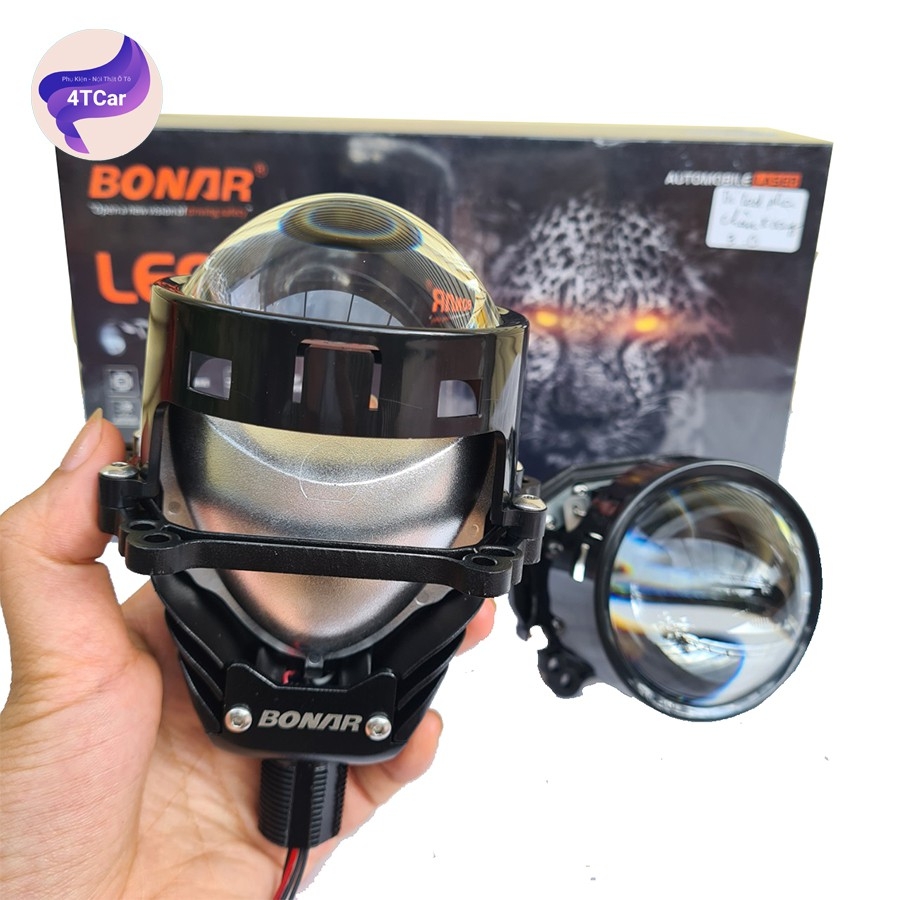Đèn Pha Ô Tô BONAR 3.0 Bi Led Chân Xoáy ( hàng thanh lý bảo hành 1 năm đổi mới )
