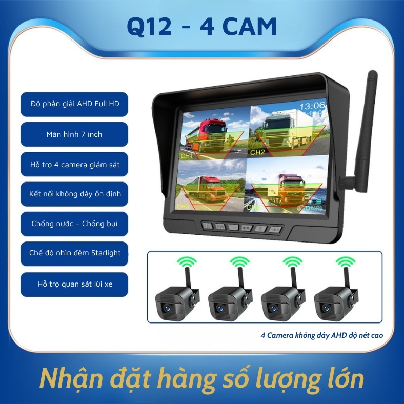 Hệ Thống Camera Giám Sát Không Dây Cho Xe Tải – Giải Pháp An Toàn Tối Ưu