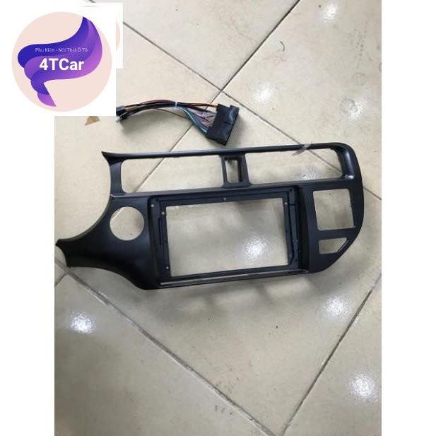 Mặt Dưỡng Ô Tô Kia Rio 2015-2017 9 Inch Kèm Jack Nguồn