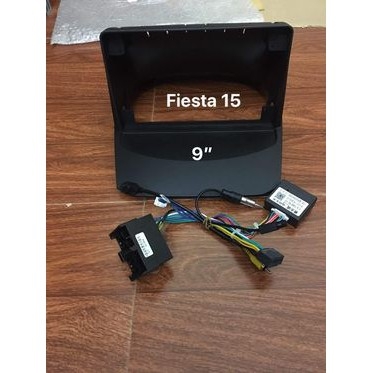 Mặt dưỡng Ford Fiesta 2009-2018 (9 inch) có CANBUS bản mặt nổi