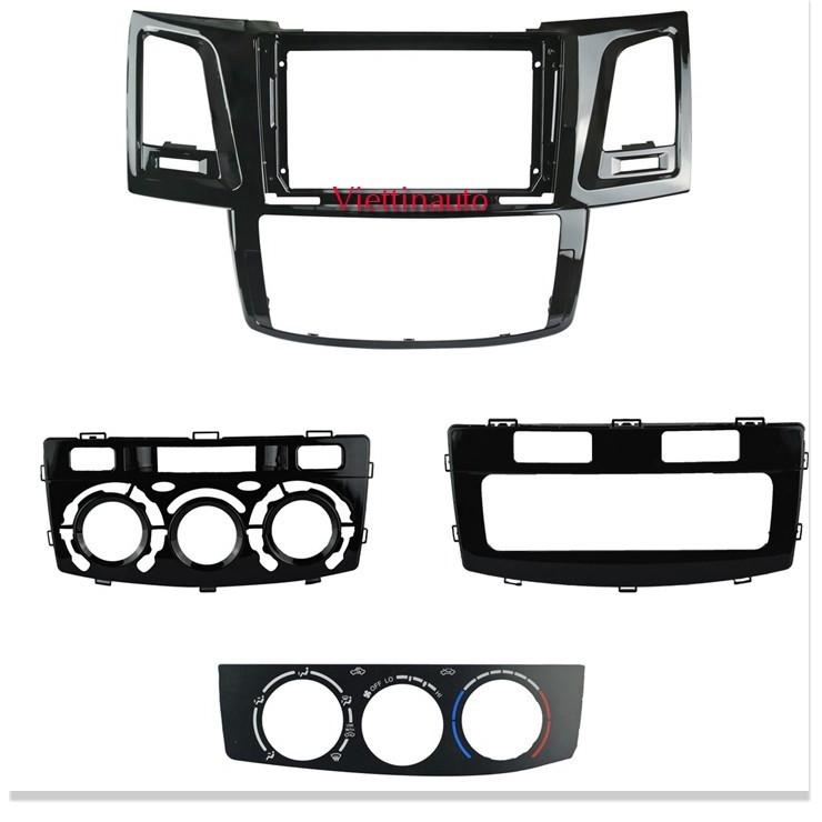Mặt Dưỡng DVD Android 9 Inch cho Toyota Fortuner, Hilux 2005-2009